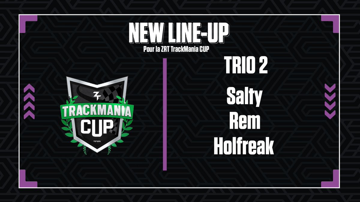 Second team to be involved in the cup :

- Salty ( @Salty_mx ) ;
- Rem ( <a href="/PEREIRAREMY2/">Rem</a> ) ;
- Holfreak ( <a href="/holfreak/">Holfreak</a> ) ;

you can see it coming, do you..?