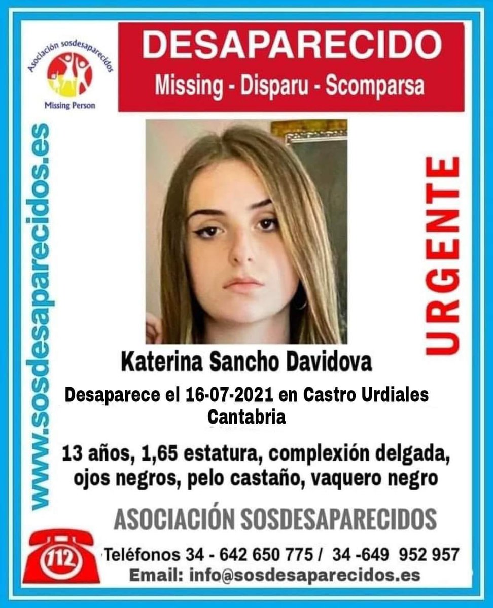 Cartel de <a href="/sosdesaparecido/">ALERTA DESAPARECIDOS</a> actualizado con la fecha 🙏🏻