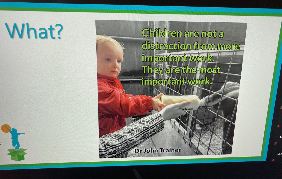 LeilaLillz's tweet photo. Most important part focus on the children.
I love this slide so much who was Dr John Trainer?
@DrSue22 #EarlyYearsSurgery #RevisedEYFS #EyMatters https://t.co/oKIeek732w