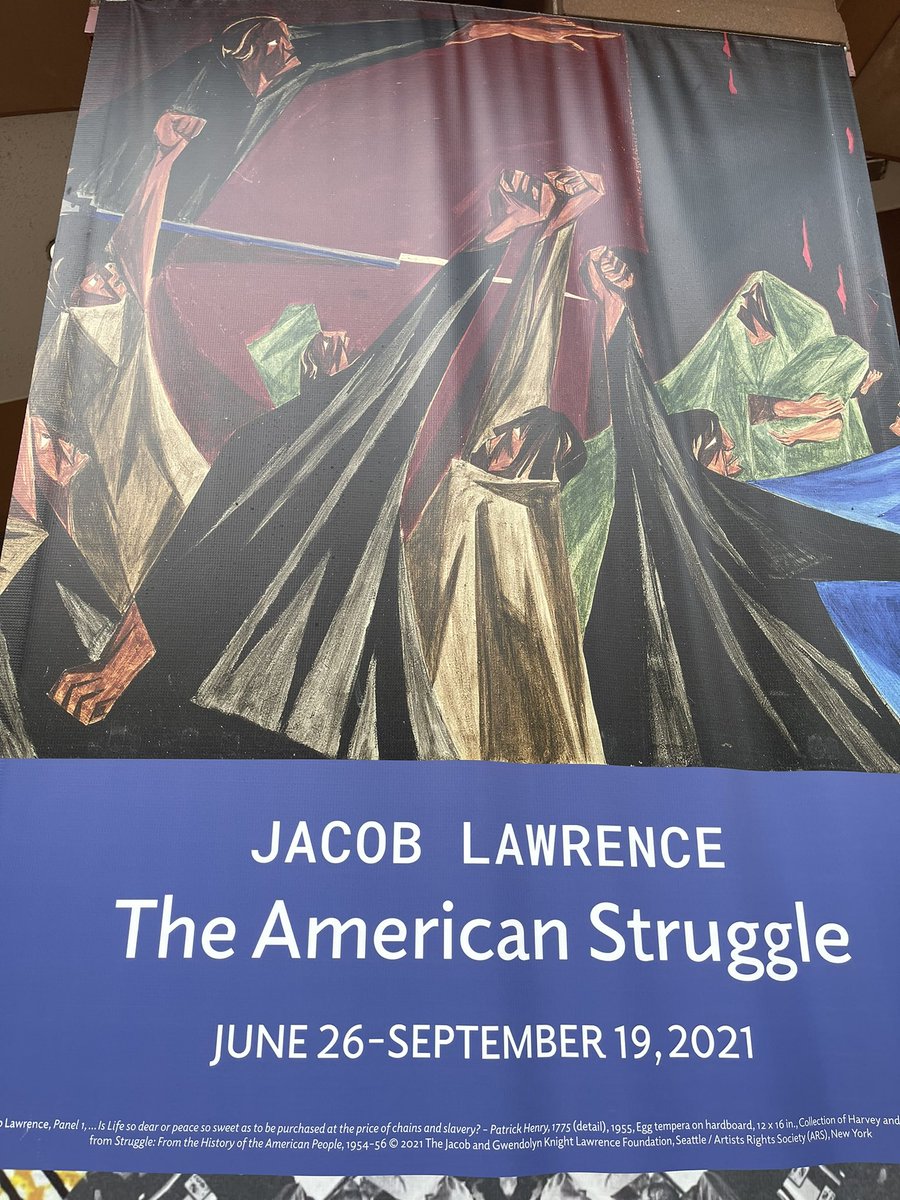 MartinWRodgers's tweet photo. Do NOT miss this exhibit.

Recently, my wife &amp; I saw the inspiring &amp; provocative narrative-paintings of Jacob Lawrence “Migration” &amp; “American Struggle”

@Accenture is honored to sponsor the latter exhibit at the treasured @PhillipsMuseum 

https://t.co/ZqESUFpfqD
@dkosinski53 https://t.co/XNOEQ7DPmd