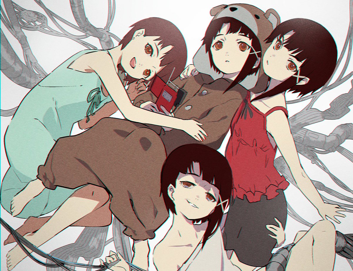 「serial experiments lain
Let's All Love L」|ガブのイラスト