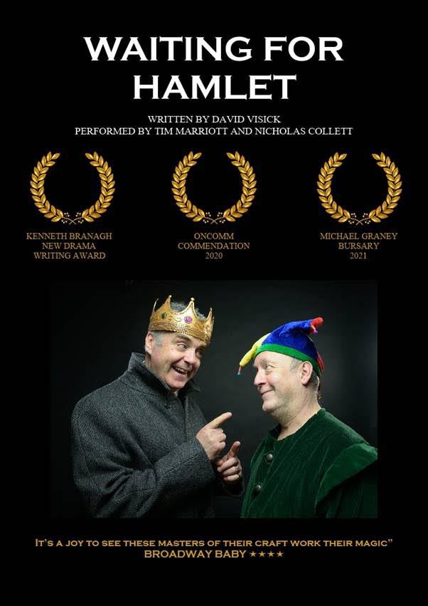 “Waiting For Hamlet” is at <a href="/BristolBardFest/">Bristol Shakespeare Festival</a> <a href="/TheRoomAbove/">The Room Above</a> next Tue &amp; Wed - winner of Kenneth Branagh New Drama Writing Award and Michael Graney Bursary Brighton Fringe 2021. “A comedy that glows from within” Fringe Online #shakespeare #comedy