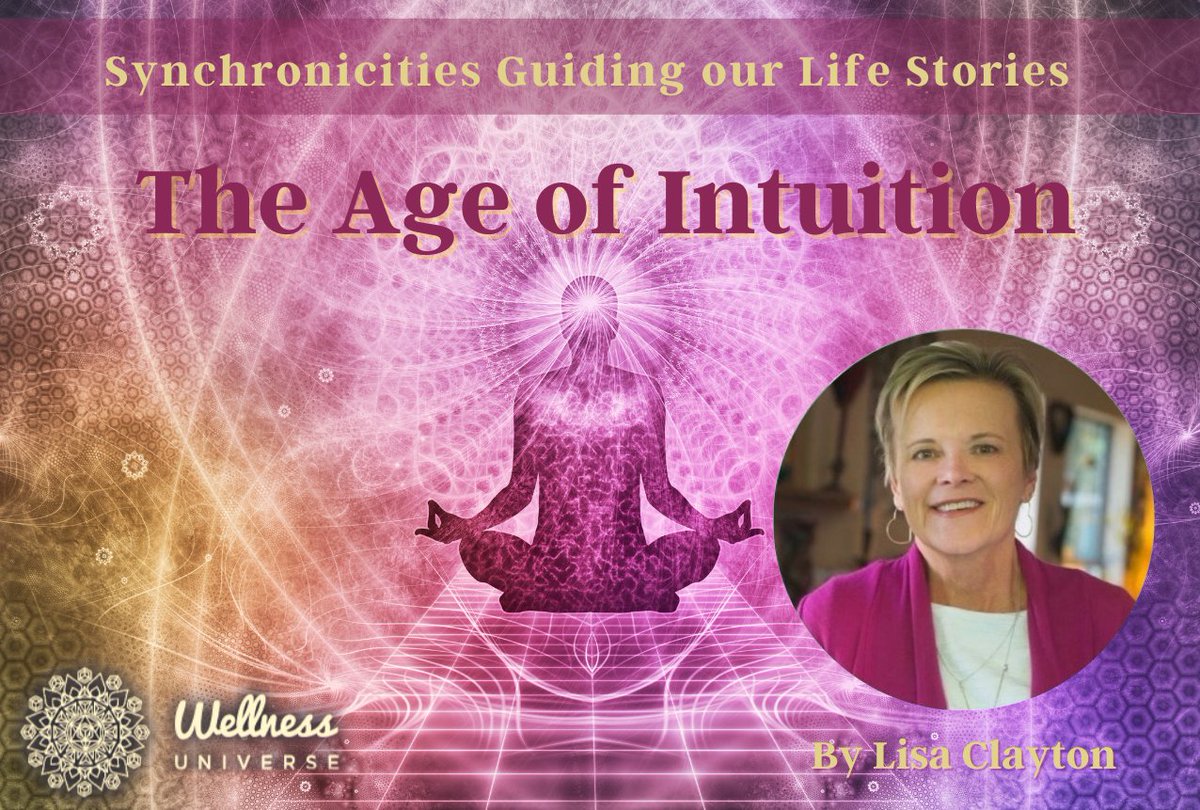 jennydtasker's tweet photo. Join Lisa Clayton in her series The Age of Intuition as she discusses how synchronicities are guiding our life stories.  https://t.co/akhSFKoV5x 

#AgeofIntuition #Intuition #LifeStories #Synchronicity #WellnessUniverse #WUWorldChanger @sourcepotential https://t.co/va0t67yWyq