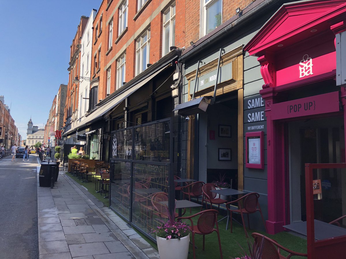 paulcaddensaba's tweet image. What a beautiful day! Our @SabaDublin on South William Street is ready to rock. Walk ins welcome. See you later. #SabasNewHome #outddoordining #citycentre