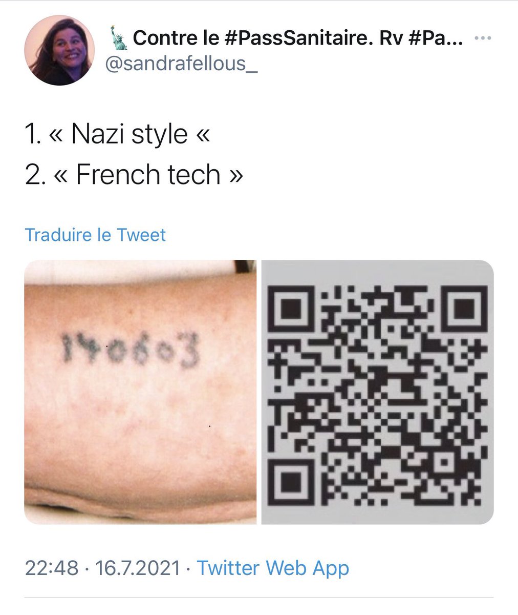 DrJeromeMarty's tweet image. Je n’ai pas de mots pour qualifier cela.
Jamais je n’aurais cru voir une telle expression de la bêtise et de l’égoisme.
6 millions de morts, la destruction methodique et programmée d’un peuple simplement parce qu’il est. 
Et cette comparaison ignoble …
Non pas de mots
#COVID19