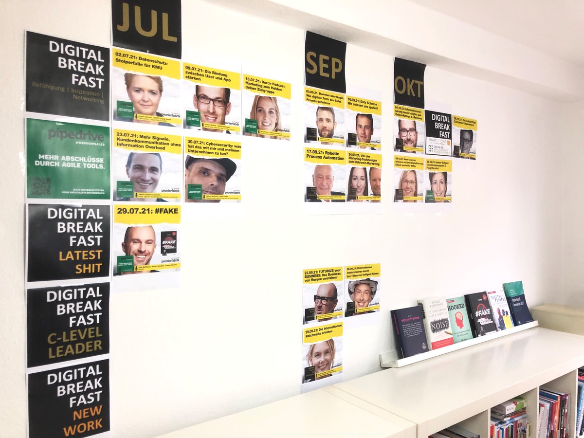 digital_bf's tweet image. Wir visualisieren gerne...

Ihr seht unser CLASSIC „Deine kostenlose, digitale Wissensdusche immer freitags von 9:00 Uhr bis 10:00 Uhr.“ wird erweitert durch &quot;Themenduschen&quot; &amp;amp; CO-BRANDINGs.

Ziel für 2022 &quot;12 DIGITAL BREAKFASTs pro Monat&quot;

#digitalbrekfast #seierster #latestshit