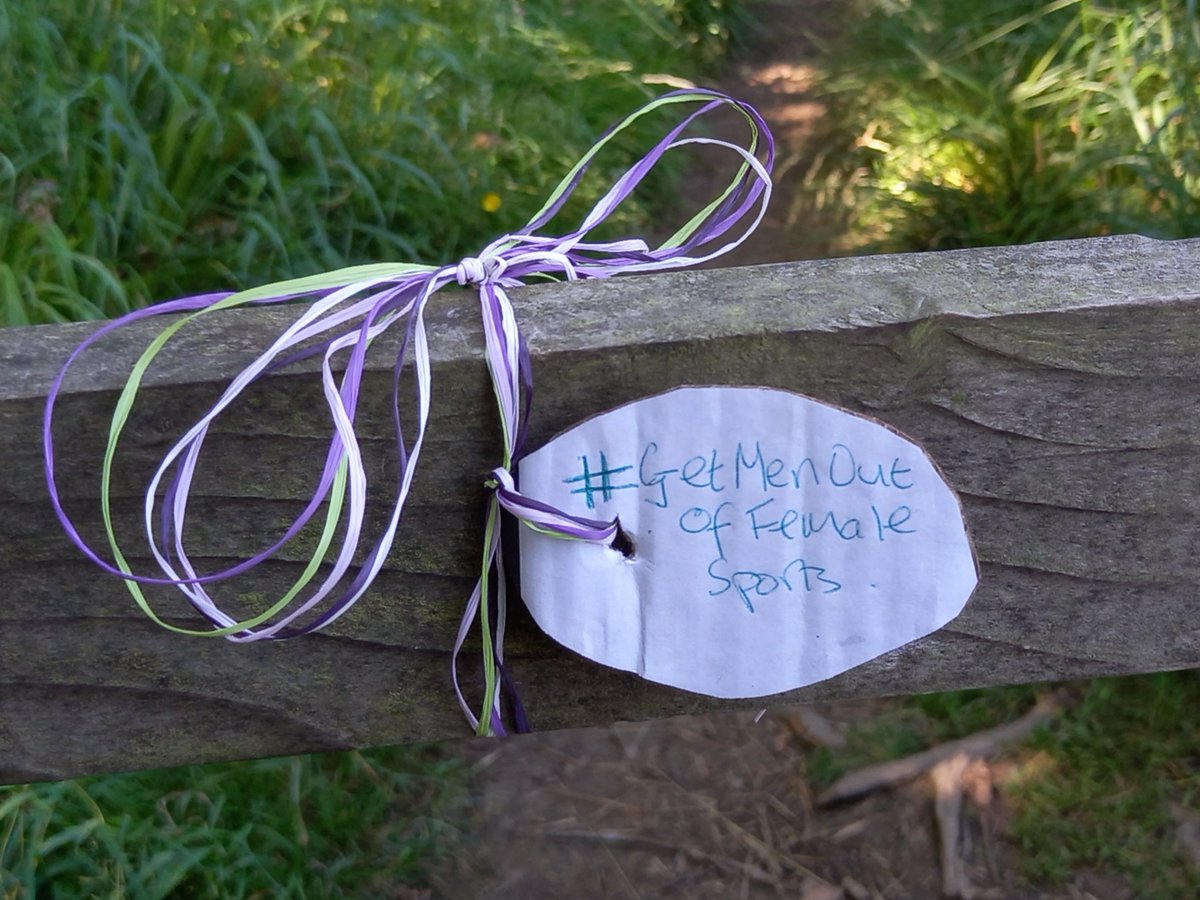 Seen in Swaledale today @StellaDoves 
#GetMenOutOfFemaleSports 
#GetMenOutOfWomensPrisons
#IStoodUpforWomenToday 
#IStoodUpForLGBsToday