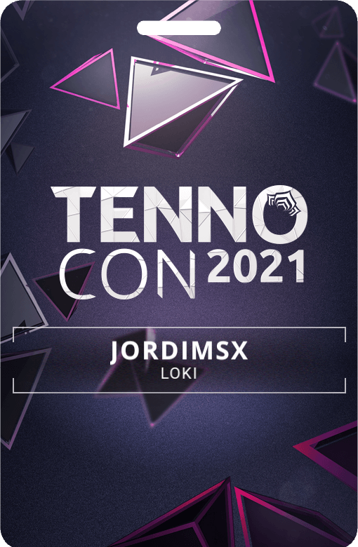 JordiMSX's tweet photo. I’m ready for #Warframe's #TennoCon2021! https://t.co/7KHyIoaT08 https://t.co/QQcEJkvqJN