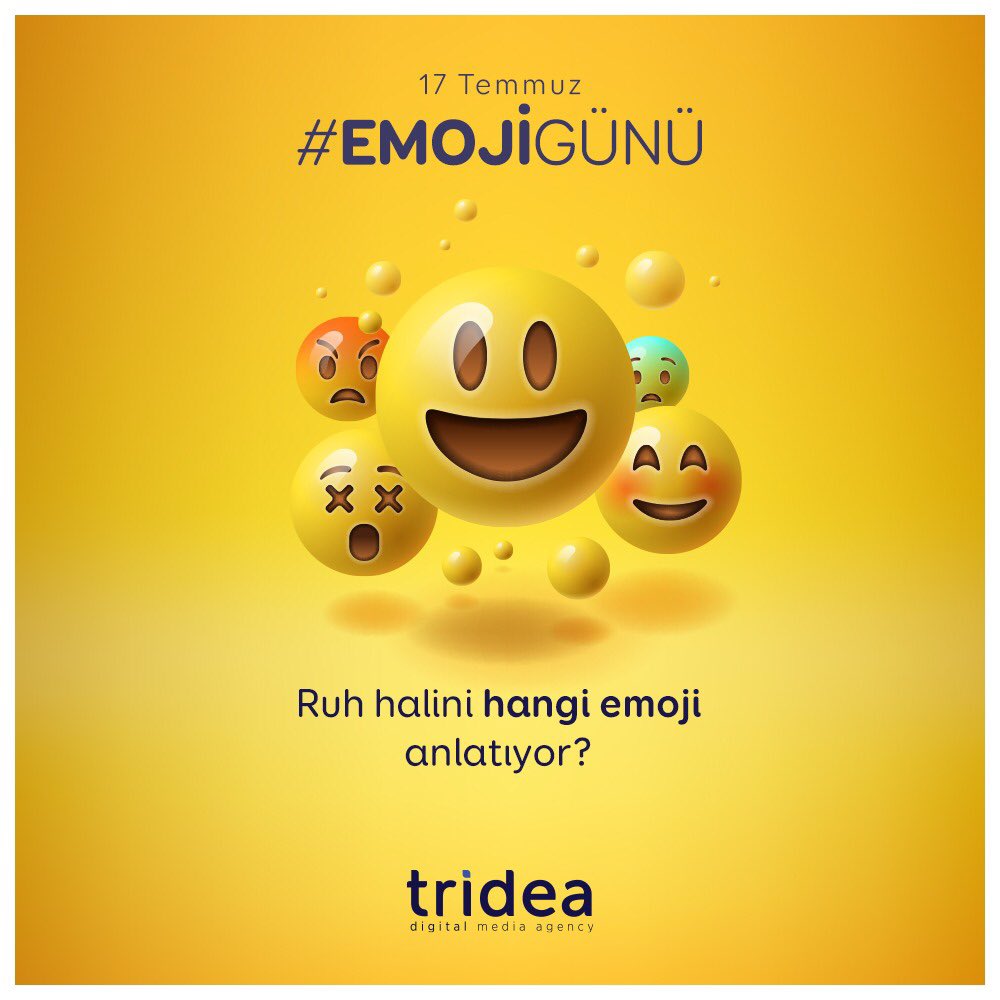 Emoji Gününüz Kutlu Olsun! Sizin ruh halinizi hangi emoji anlatıyor?

Admin:😉

#tridea #emojigünü