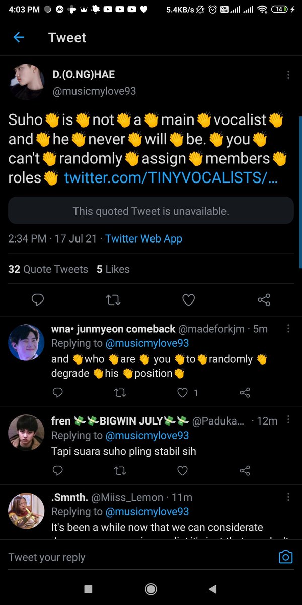 suhoprotectsqd's tweet photo. ❗❗❗Report and block❗❗❗

https://t.co/DOfNFZwcQq

I wouldn't have put them up until the part where they said "he can never be" like "practise makes a man perfect" doesn't exist. https://t.co/rtrRKUaqJM