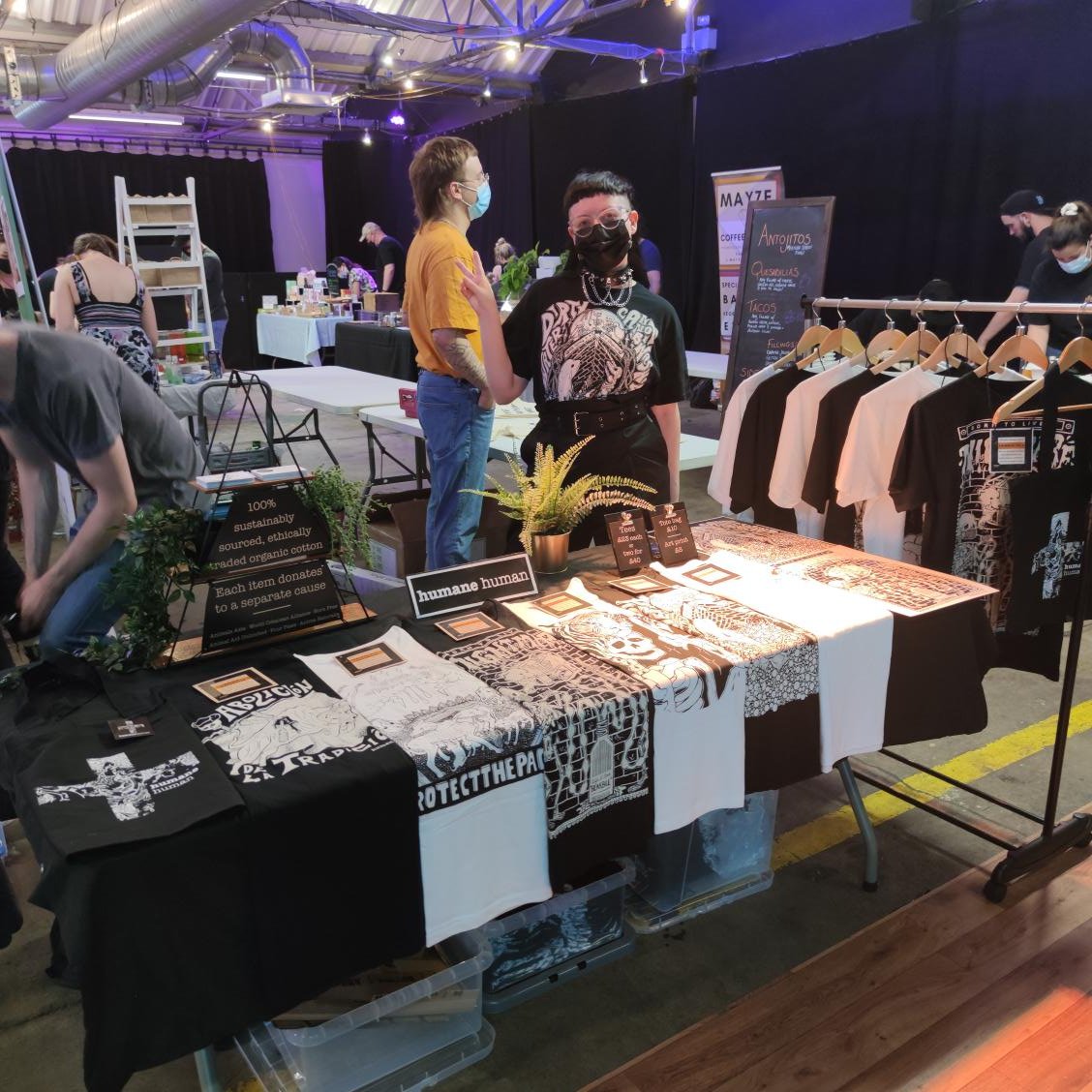Rhona_Maxwell's tweet photo. Alright everyone if u want to look cool in new tees n talk about saving animals then get your arse down to Drygate x x x #HumaneHuman https://t.co/jBXPBdinwy