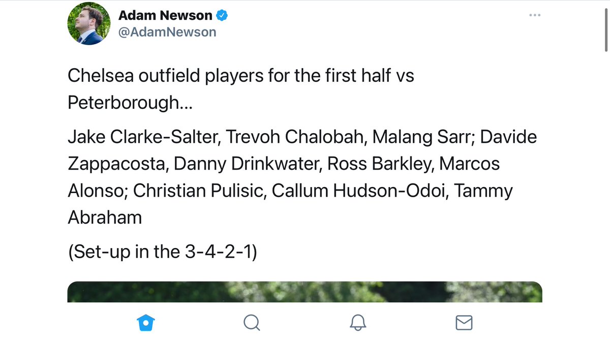 TheGreenTurf2's tweet photo. Looks like back 3 is the way again for next season. Some flair players would pay the price again. Chelsea vs Peterborough #CHEPET #CFC https://t.co/RSHSlUlVSY
