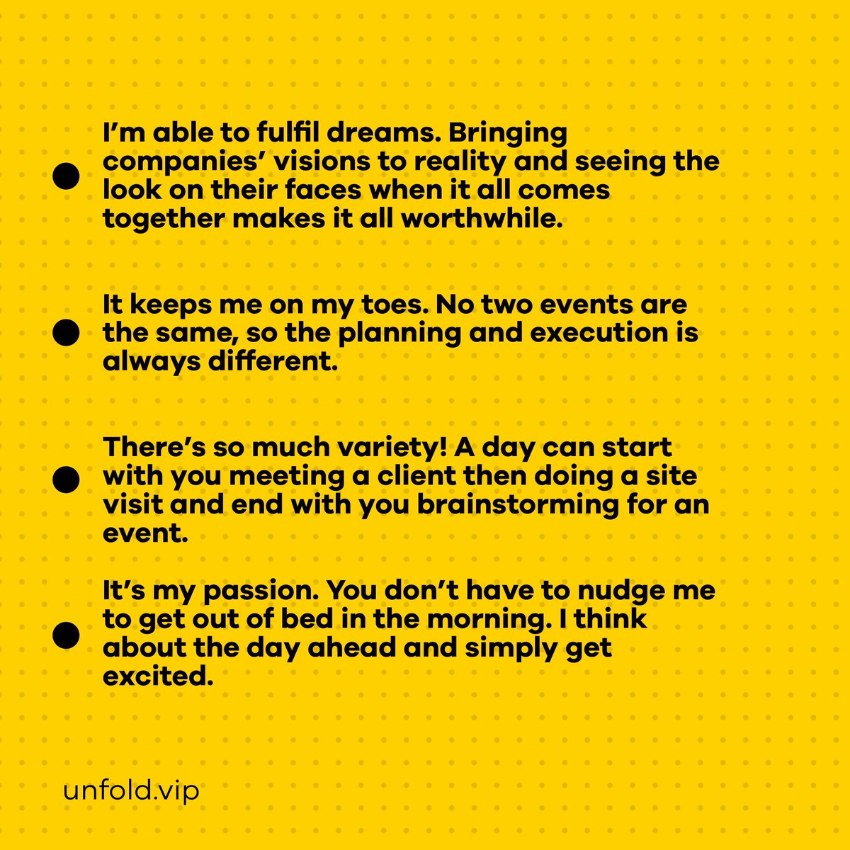 UnfoldEventsVIP's tweet image. Many may find working events stressful, demanding and frustrating but I LOVE it! Wondering why? Swipe left to find out 😉 #ABitAboutMe