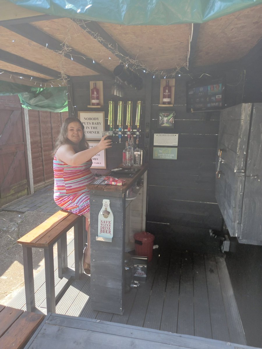 D_Walker_S's tweet photo. My girl enjoying a mocktail in my bar #almost13 #theygrowfast #Summer2021 https://t.co/DwSm5ep4ZJ