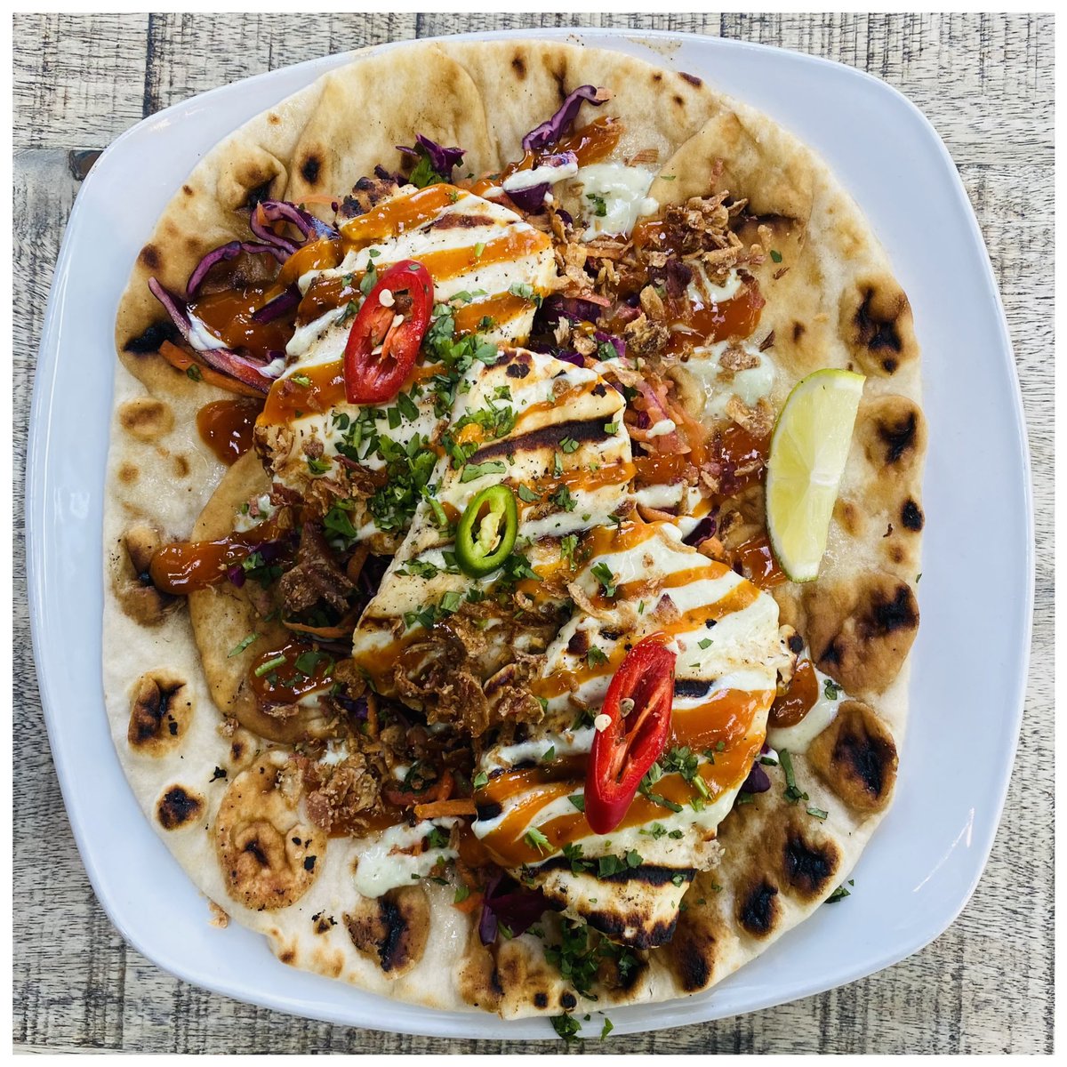 Say hello to the mighty ‘Halloumi Frankie’ from <a href="/ChaatCart/">chaat cart 🐝 aarti</a> 💁‍♀️

#notyouraveragecurryhouse #southindianstreetfood #theproducehall #theproducehallstockport #stockportoldtown #stockportmarketplace #stockport #stockportfood #stockportfoodhall