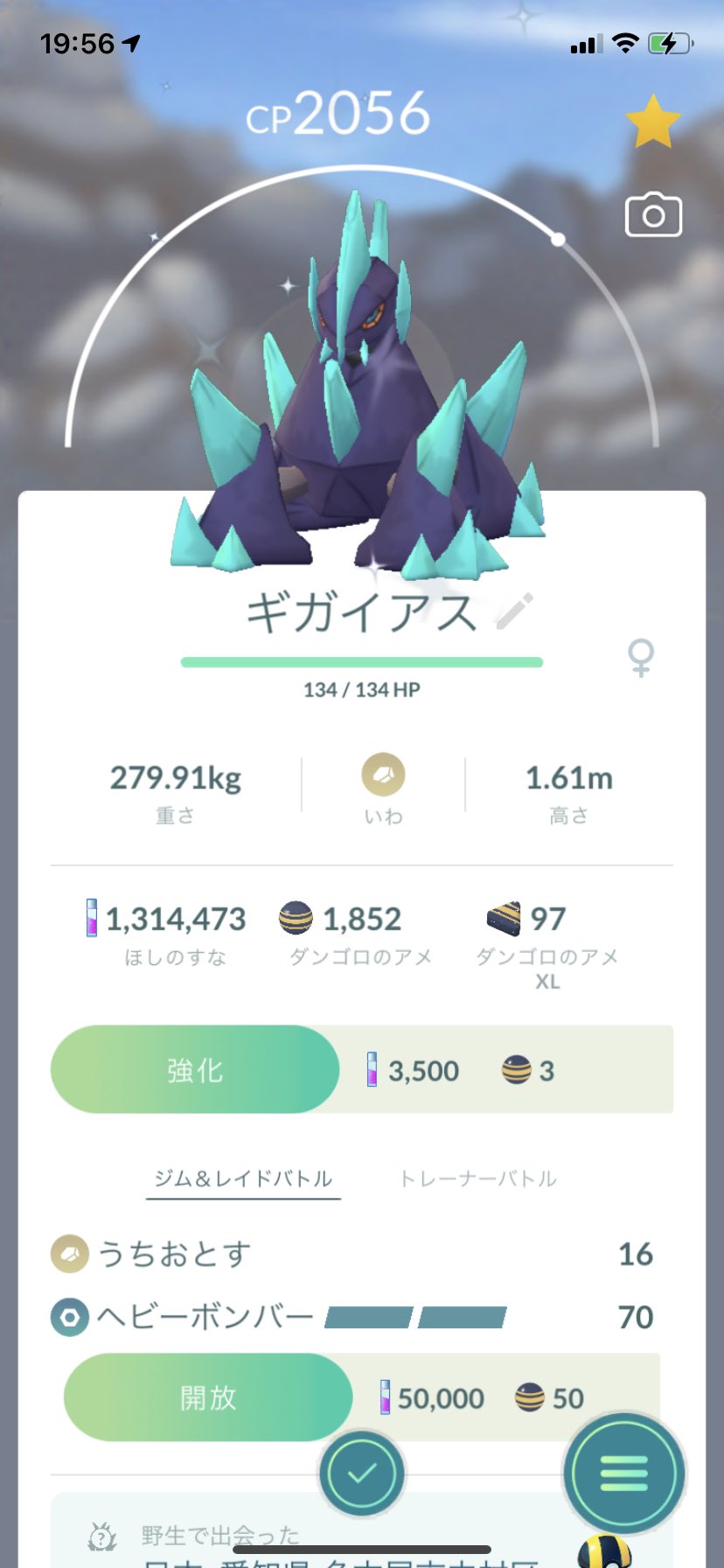 ポラリス ポケモンgo 色違いダンゴロをガントル そして ギガイアスに進化させました ポケモンgo 色違い ダンゴロ ガントル ギガイアス T Co Uau6gynalz Twitter