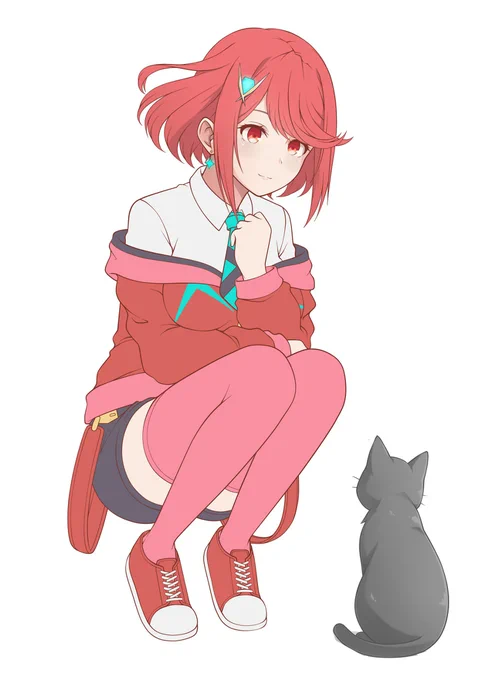 ホムヒカうごいら予定(・ ω ・) #ゼノブレイド2 #ホムラ(ゼノブレイド2) #ねこ https://t.co/TzNKcCxO3K 