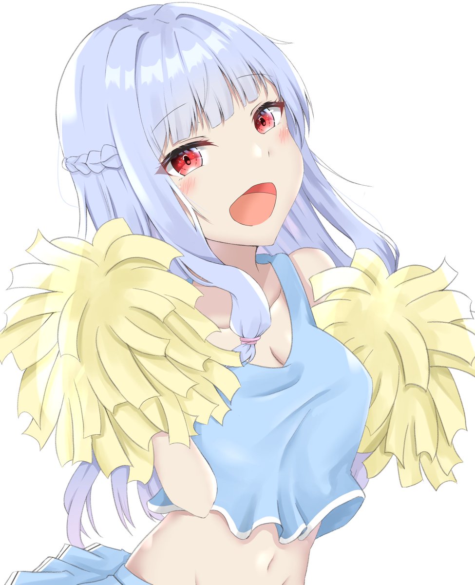 「動画投稿するまで応援してくれるタイプの葵ちゃん 」|ねこどんのイラスト