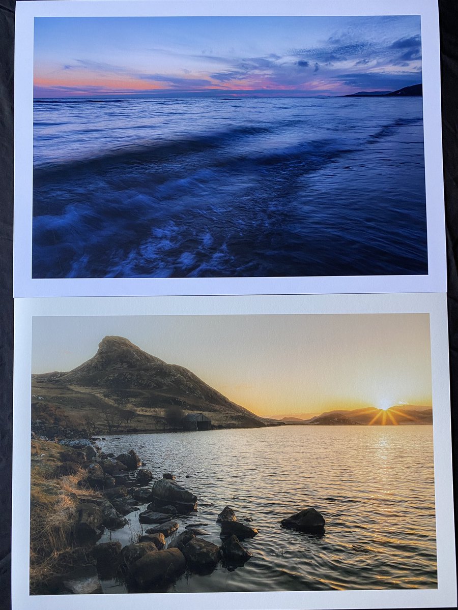 bradcarrphotos's tweet photo. There really is no feeling quite like seeing your work in print. Here are 9 of the collection ready to make their way up to Aberystwyth on Wednesday.

My favourite is the watercolour spring woodland printed on lovely torchon paper. I also have a huge pano of this one in waiting. https://t.co/XE2bI5kaQg