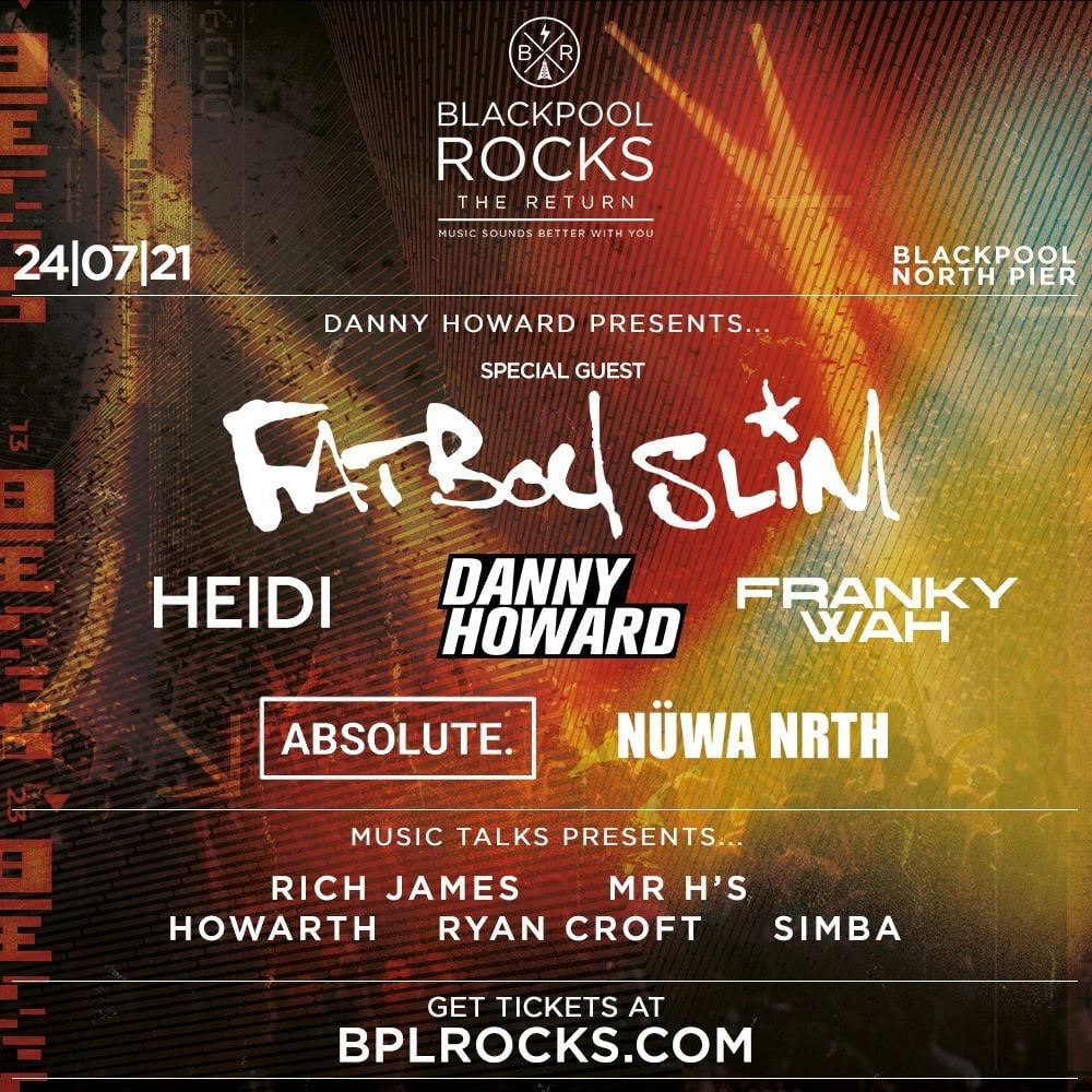 FatboySlim's tweet photo. 1 week to go! Join me at @Blackpool_Rocks on Saturday 24th July, tickets here: https://t.co/BD94l4Vphi https://t.co/40aqkAo7np