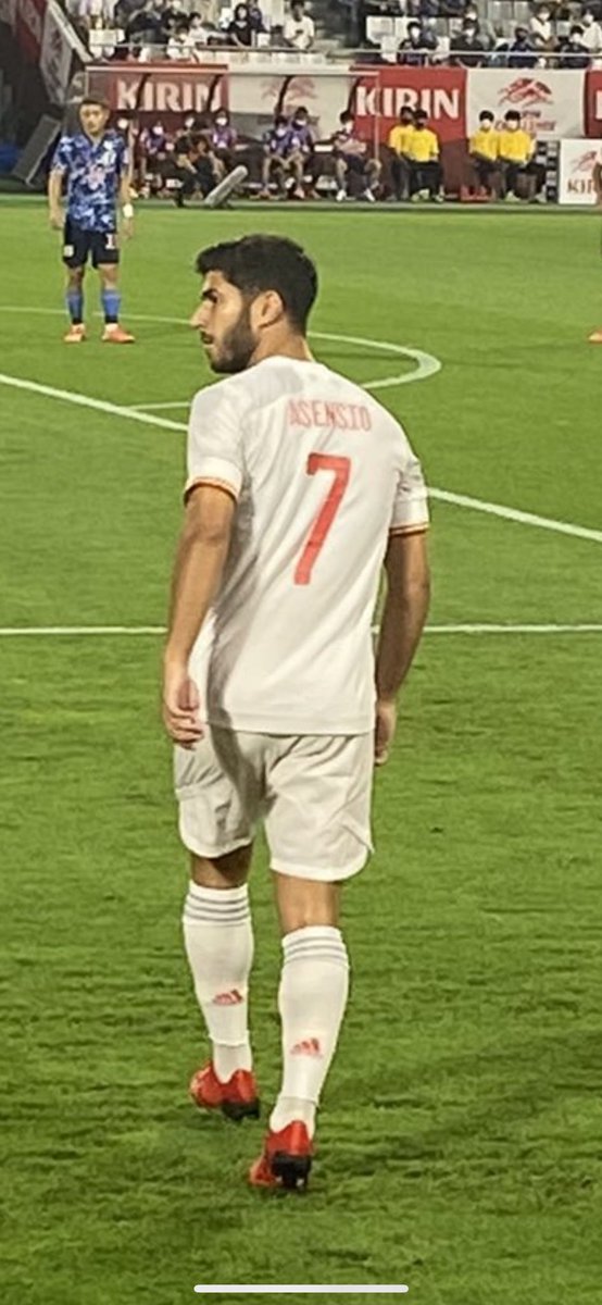 JuanRaUG's tweet photo. My boy looks with the 7! #ESPvsJAP #Friendly #Olympics https://t.co/ni9YfSSE7R