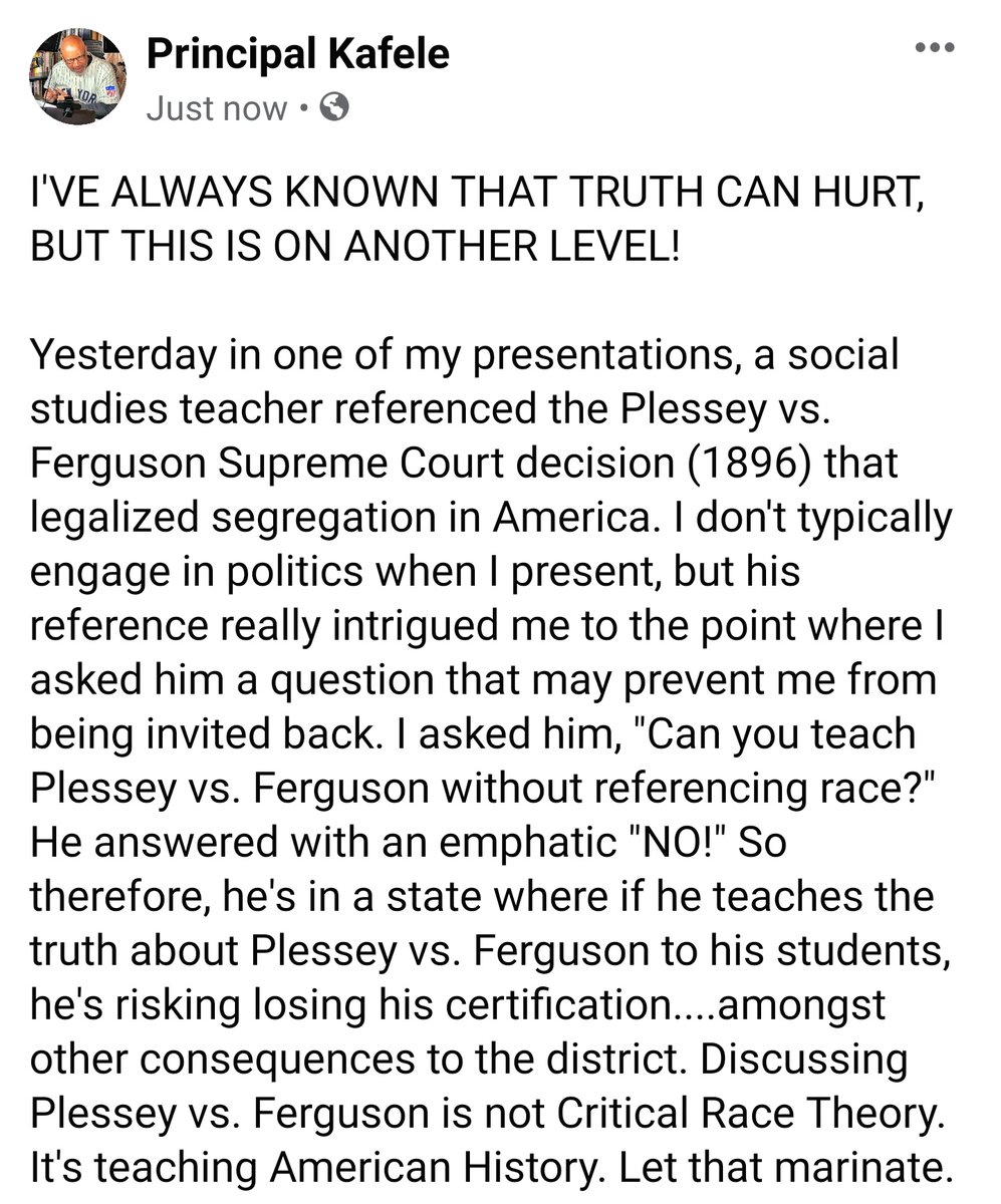 I'VE ALWAYS KNOWN THAT TRUTH CAN HURT, BUT THIS IS ON ANOTHER LEVEL! Take a look at my brief commentary below.