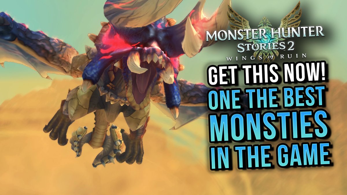 TwoSixNine's tweet image. New Video!

- youtu.be/mIB04GaOlfs - 

GET BLOODBATH DIABLOS! One of the BEST MONSTIES in Monster Hunter Stories 2: Wings of Ruin. RTs appreciated :)

#MHStories2
#MonsterHunterStories2