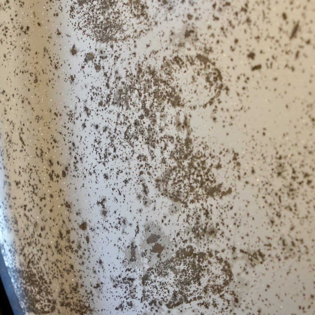 DevonMarsh1's tweet photo. This tired old mirror bears the fingerprints of a 19th-century craftsman who handled the newly-silvered glass. Whereโs that hand now? Its ghostly impression has touched more faces than its owner could have imagined.
#convexmirror #ghostintheglass #hauntedreflection https://t.co/5S0rdC10Tr