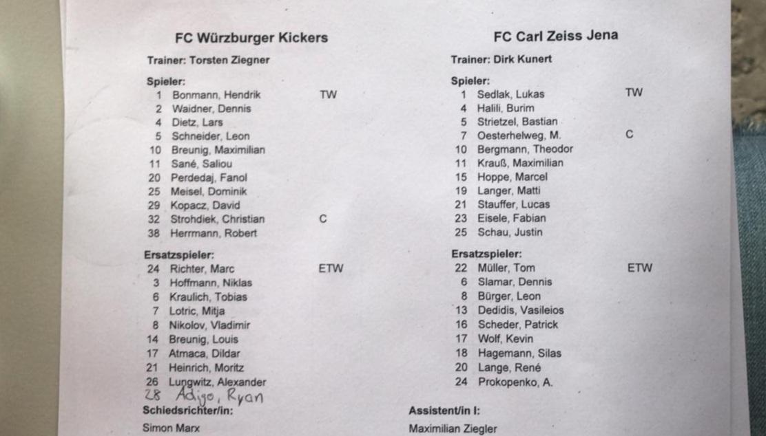 fccarlzeissjena's tweet photo. So beginnen beide Teams!👇🏽
#FWKFCC #FCC #MehrAlsFussball https://t.co/hoWFNRAvlj