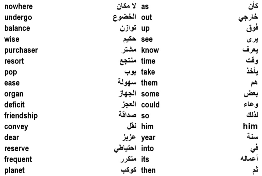 أهم 2000 كلمة انجليزي 1
رتويت او احفظها بالمفضلة تفيدك
 #القبول_الموحد