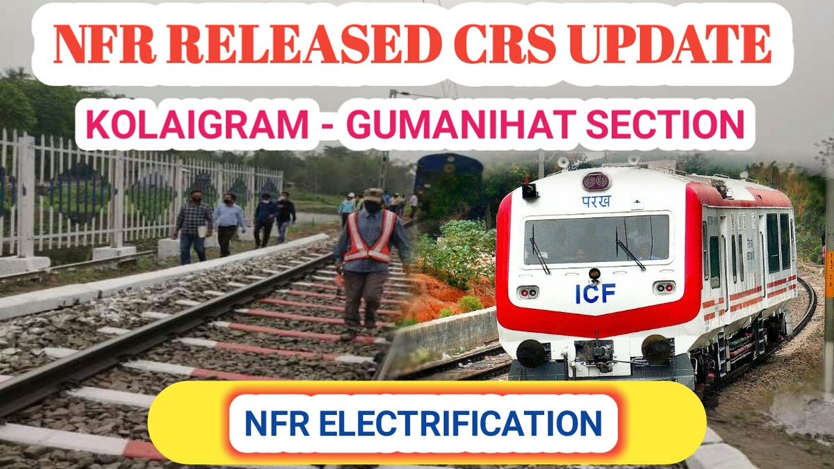 AssamRailfans's tweet photo. https://t.co/kNXgYouId1 NEW VIDEO - WATCH NOW ♥️ #NFRisAmazing
#electrificationwork #Railway #railwayelectrification #indianrailway #Indian #nfr https://t.co/8wZ3xTq3I4