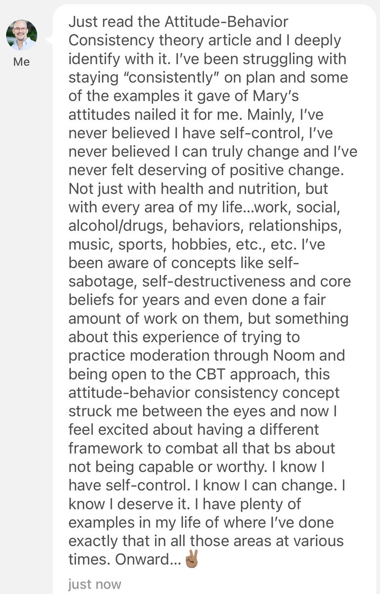 fiftypointfive's tweet image. Doing the #Noom thing. Used 2 dismiss CBT when I was working on my inner child years ago 😂, but it’s really making a difference 4 me now. Excited about new awareness and had 2 share my Noom post w/ my Twitter peeps. Missing y’all just 0 time. 🤓#RecoveryPosse #soberlife #odaat