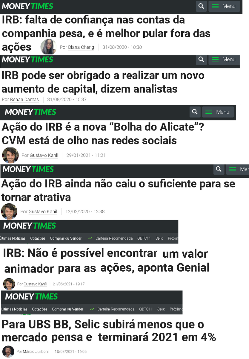 cpfsdoirb's tweet photo. @luizatrajano Cara Luiza, somos pequenos acionistas da empresa  (IRB Brasil-IRBR3), mas estamos sendo alvo de especuladores que realizam atividades ilegais para derrubar a cotação.Aguardamos há mais de 1 ano investigação da CVM e gostaríamos de seu apoio contra a manipulação de IRBR3. https://t.co/Mn7QhPoq3t
