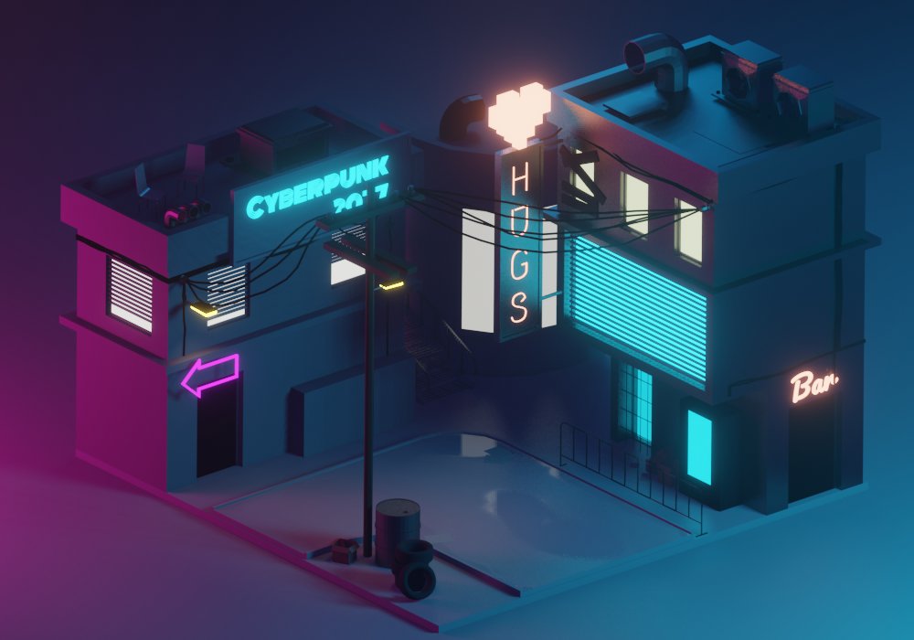 L00natik's tweet photo. First you do a cow with UFO. Then you do a night city. Obviously.😁
#blender3d #3dmodeling #3d #lowpoly3d #lowpoly https://t.co/EqKVWfriJI