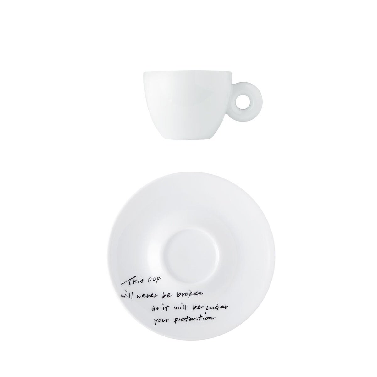 Yoko Ono - Unbroken Cup, 2015.
This cup will never be broken as it will be under your protection.
 
#illyartcollection @IllyCafe @illyUSA