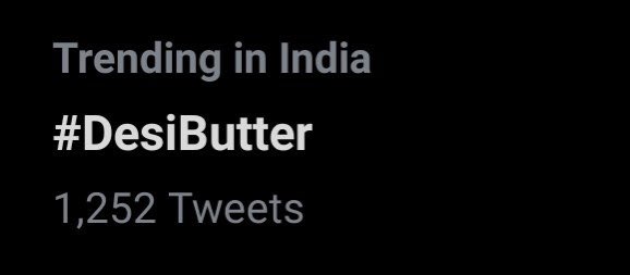 taetaeiish's tweet image. #DesiButter #PermissionToNach trending guys