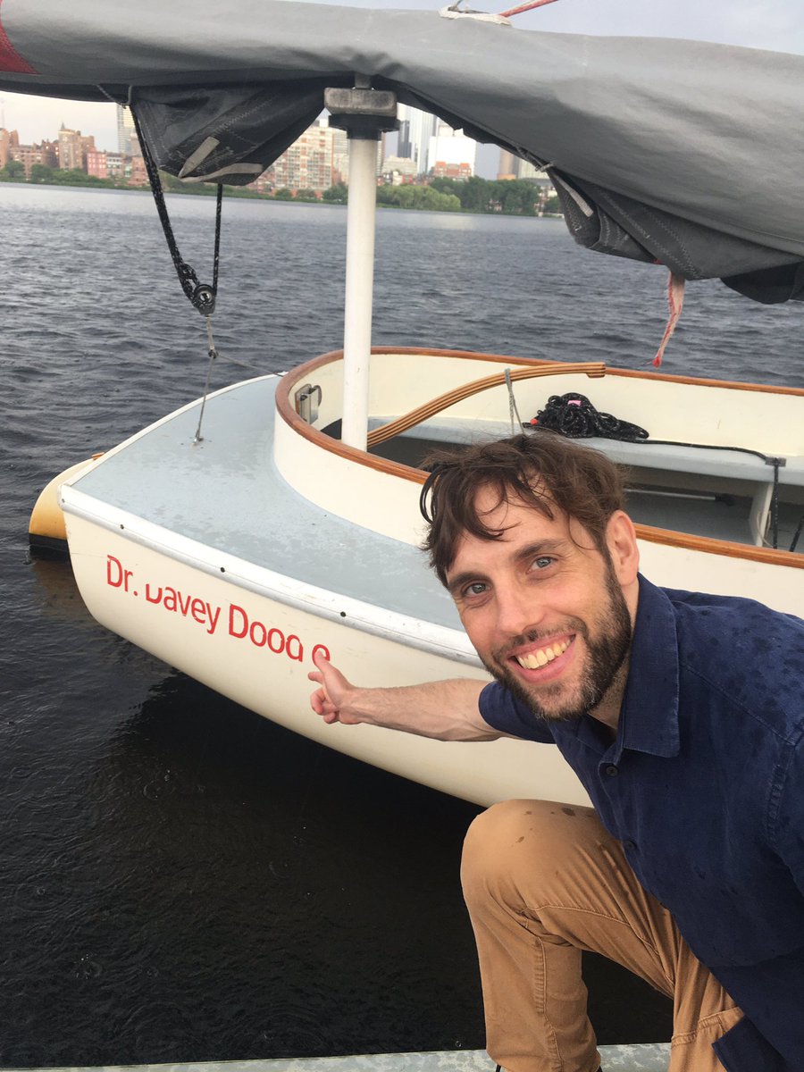 Sailing on the Charles River. If only research were this breezy!