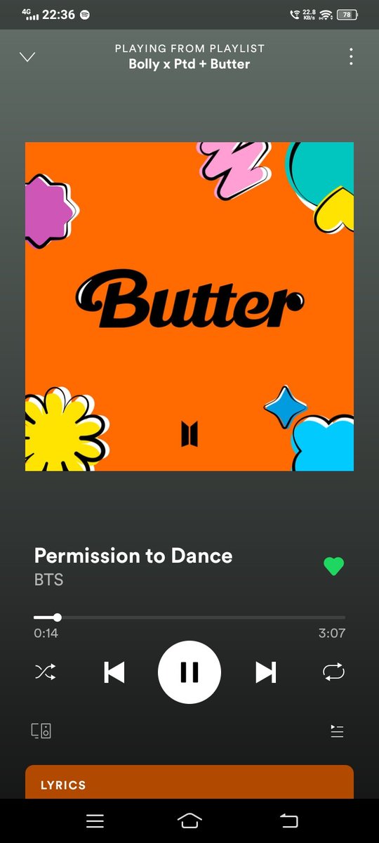 1306_Bangtan7's tweet image. 💃💜
#PermissionToNach
#DesiButter