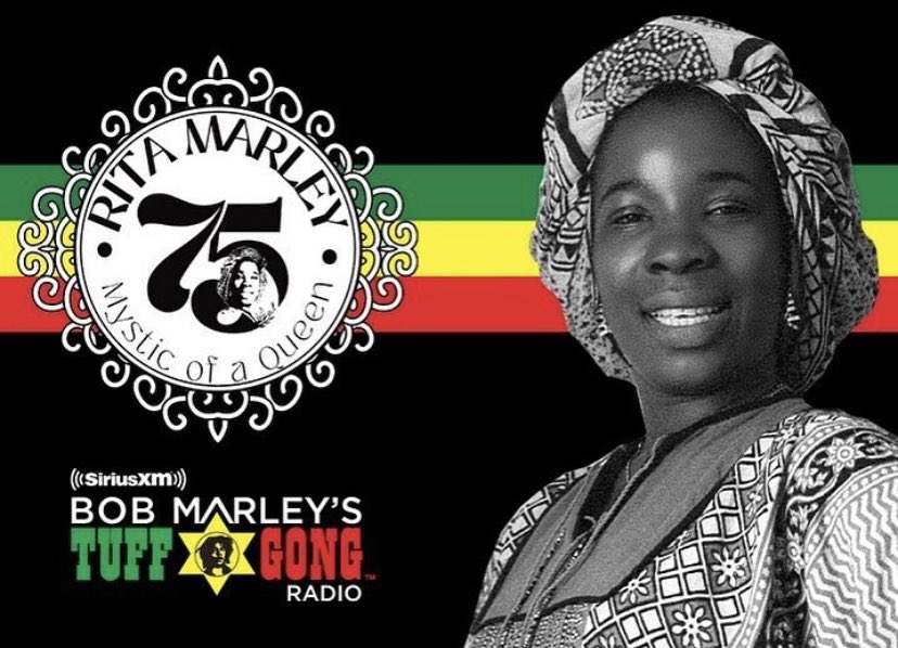Tune in at 5pm EST/4pm JA time to <a href="/TuffGongINTL/">Tuff Gong</a> radio on <a href="/SIRIUSXM/">SiriusXM</a> for an exclusive celebration of our queen <a href="/nanaritamarley/">Rita Marley</a> ‘s 75th Earthstrong. siriusxm.us/RitaMarley
