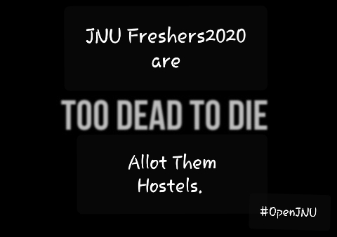 JnuOpen's tweet photo. Please ALLOT HOSTEL ASAP! Don't you want us to complete our Higher education in India where higher edu enrollment rate is 27.1% (2019-20)? #Stop_digital_divide #open_JNU #close_bars_open_universities  @PMOIndia @dpradhanbjp @EduMinOfIndia  @ArvindKejriwal @ugc_india  @mamidala90 https://t.co/kI2tvxyido