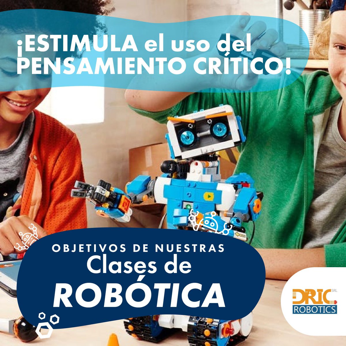 DricRobotics's tweet image. Desarrollamos en nuestros chicos y chicas un pensamiento reflexivo, racional y autodirigido que les permite no solo generar ideas creativas, sino revisarlas, analizarlas y evaluarlas a través de una perspectiva crítica y objetiva.