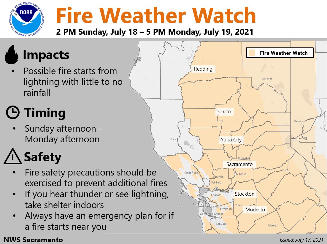 NWS Sacramento tweet media