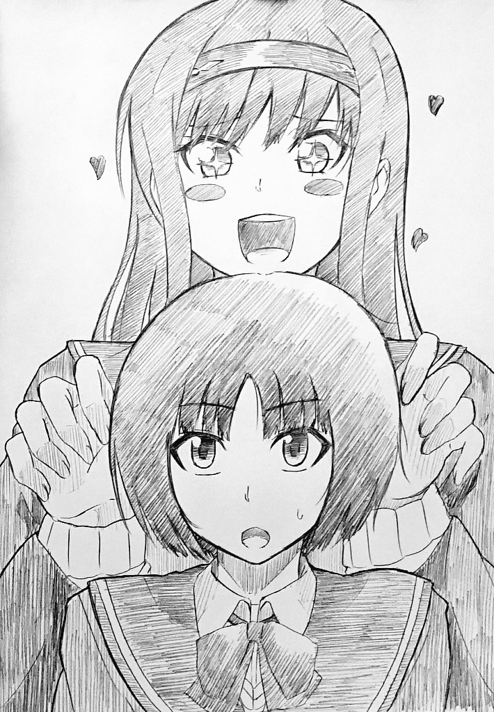 「美也ちゃん見～つけた🖤」
#アマガミ 