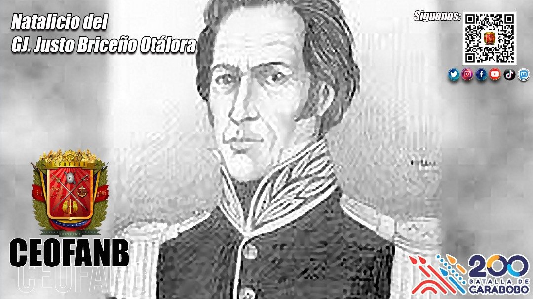CEOFANBVE's tweet photo. 🗓️#17Jul|| A 229 años del nacimiento del GJ. Justo Briceño Otálora, destacado militar que se caracterizó por ser un fiel seguidor del ideario bolivariano, llegando a participar en diferentes Batallas por la Independencia de #Venezuela  y Nueva Granada. #PlanVueltaALaPatria https://t.co/Sq9u3wtuxf