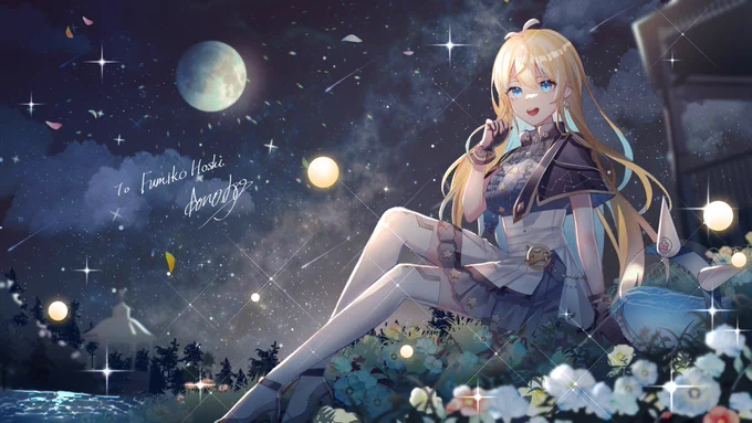 🌙💐 