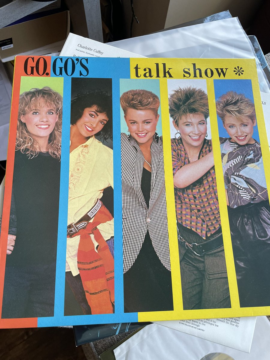 AlexRyles's tweet photo. Enjoying a rare Saturday afternoon at home spinning some records and cleaning some vinyl. Particularly looking forward to playing @officialgogos Talk Show which I’ve had for a year but only played one track of as it was too furred up. Apparently never played promo copy… https://t.co/KTKodgDQAA