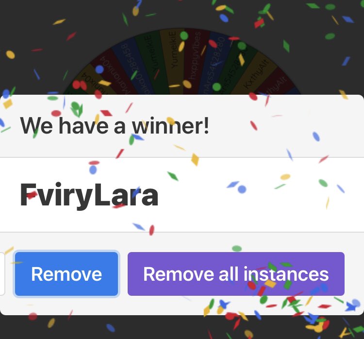 fviryrique's tweet photo. Winner! Dm me @fviryrique to claim! <3 https://t.co/UgGLgAwz31