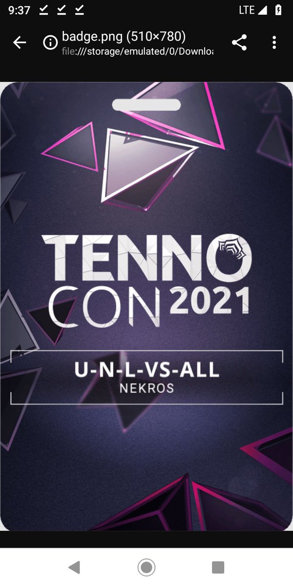 I’m ready for #Warframe's #TennoCon2021! @PlayWarframe warframe.com/tennocon