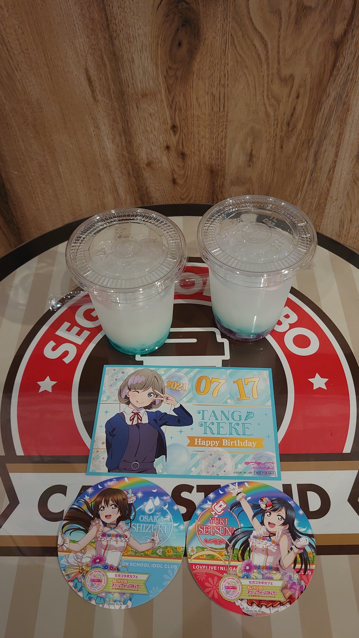 テツ 仙台のセガコラボカフェで無事お祝い出来ました Lovelive 唐可可生誕祭21 T Co N3c8ixr15d Twitter
