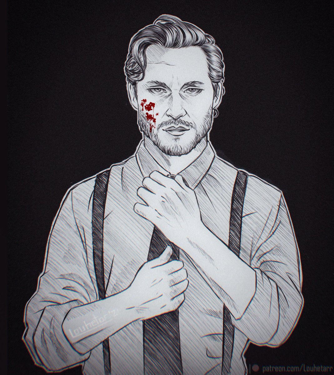 The Mongoose 

@amandamakepeace wanted a sleek murdery Will and I hoped i delivered 💕

thank you so much for commissioning me!

#hannibal #willgraham #hughdancy #art #fanart #Commission #HannibalDeservesMore #savehannibal #hungry4hannibal